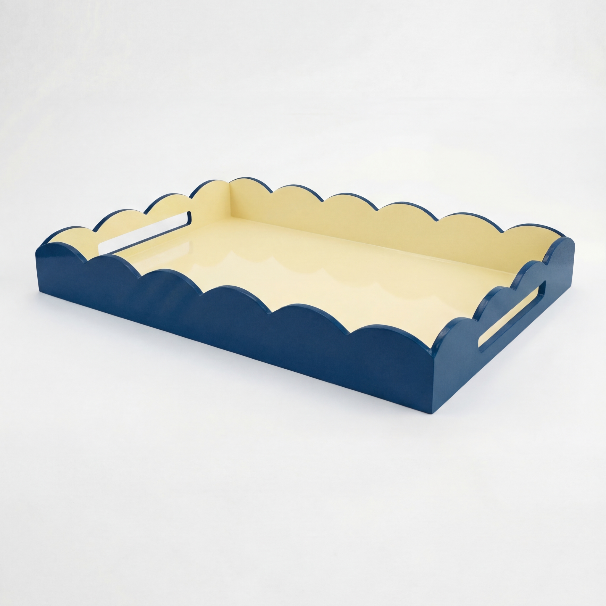 Scalloped Duo Tone Tray