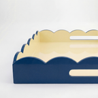 Scalloped Duo Tone Tray